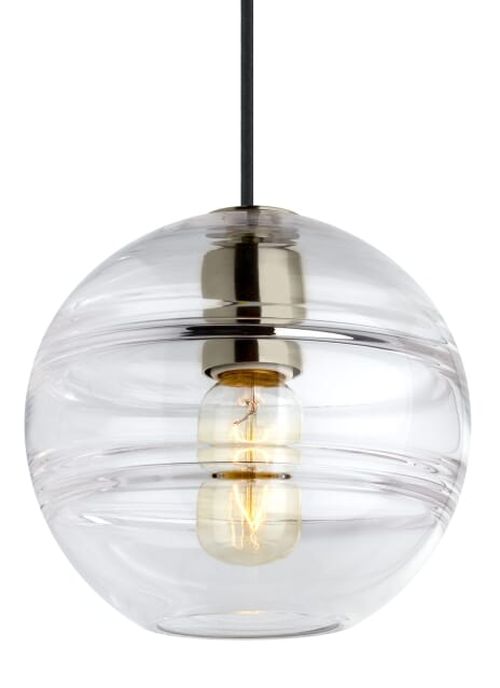 Satin Nickel LED Pendant from the Sedona Collection