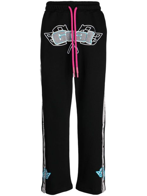 Racing Team cotton track pants - Black
