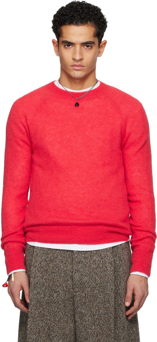 Red Alpaca Sweater