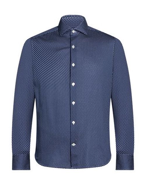 Man Shirt Navy Size M Cotton