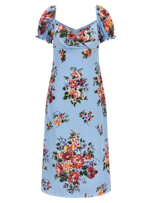 Mazzo di Fiori Dress — Blue
