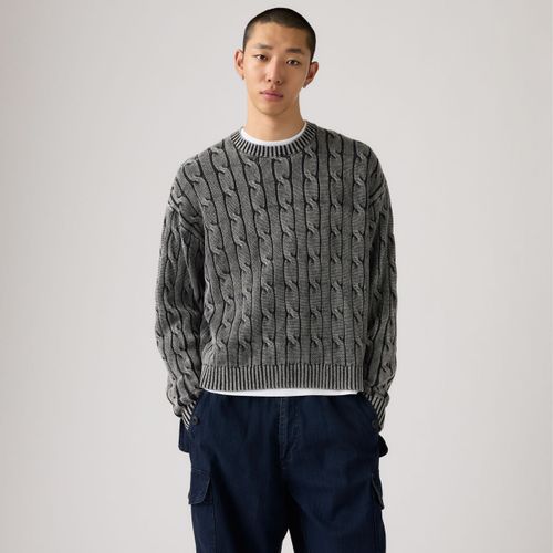 Carmel Cable Crewneck Sweater
