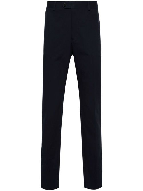 Slim-fit twill chinos - Blue