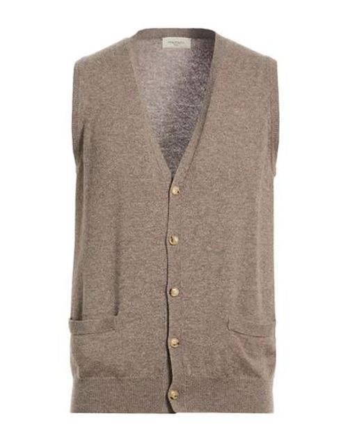 Man Cardigan Taupe Size 36 Cashmere