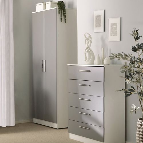 Blakely Grey & White 3-Piece Bedroom Set | Roseland