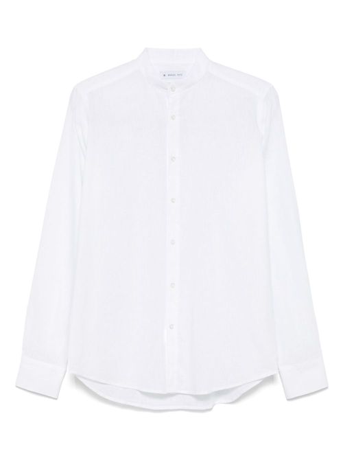 Manuel Ritz band-collar shirt - White