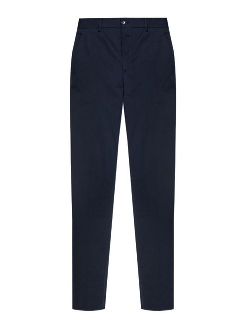 Blue Stretch Cotton Trousers