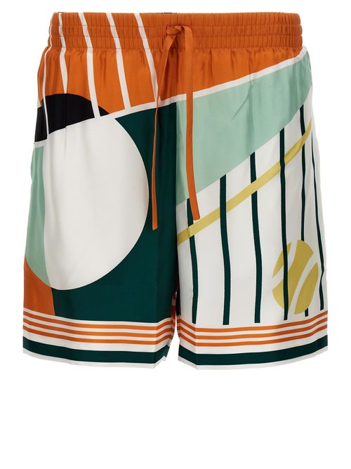 -Court Abstrait Bermuda, Short Multicolor-Uomo