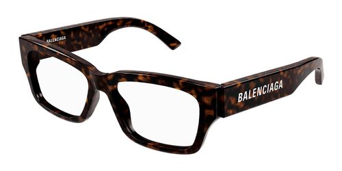 Balenciaga BB0376O 002 Men's Eyeglasses Tortoiseshell Size 54 - Blue Light Block Available