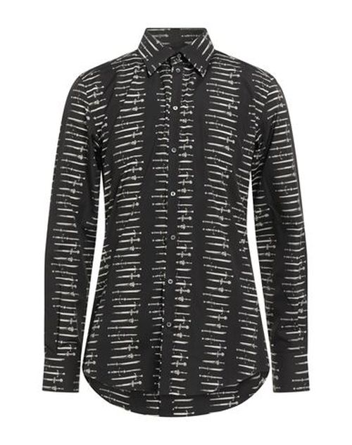 Man Shirt Black Size 15 Cotton