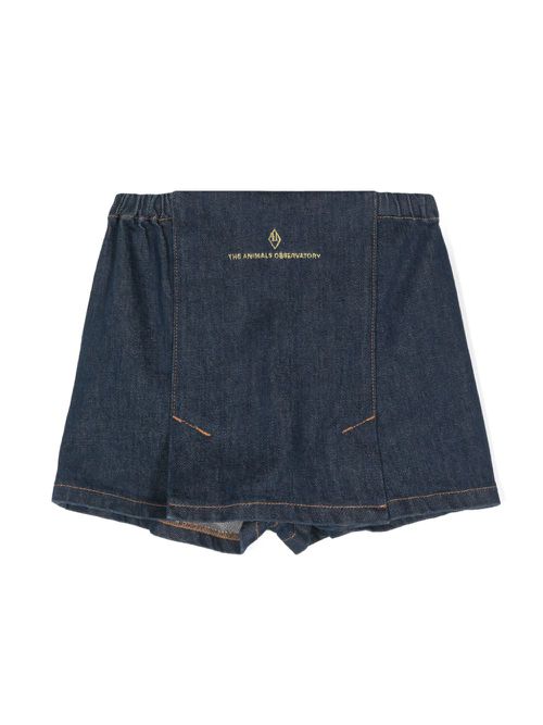 Shrimp logo-embroidered skorts - Blue