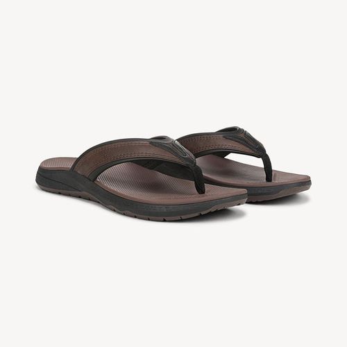Men's Donnar 2.0 Thong Sandal Brown Faux Leather DRSCH