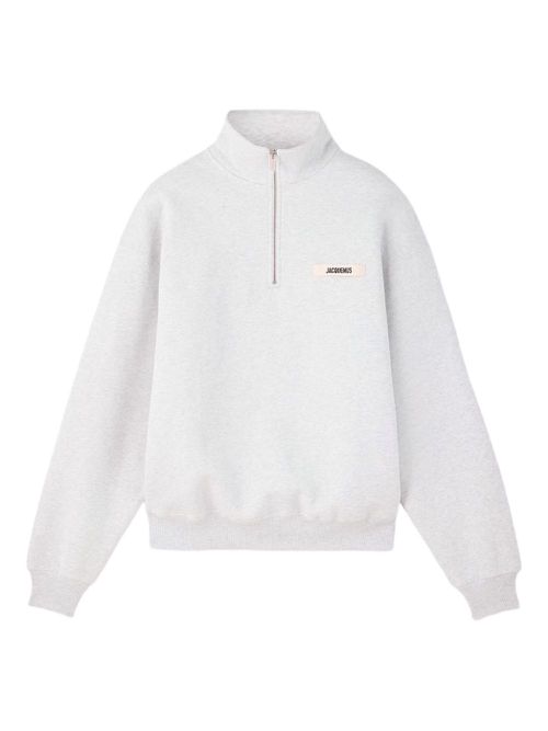 Half-zip pullover sweatshirt - Grey