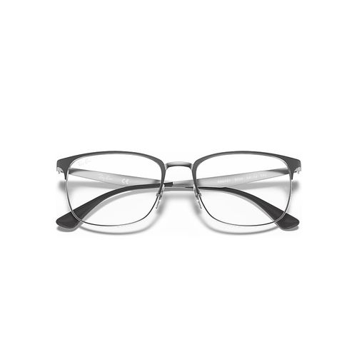 Ray-Ban Rb6421 Optics Optical Grey On Silver Frame Clear Lenses Polarized 54-18