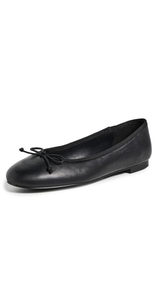 Comma Ballet Flats Black Nappa