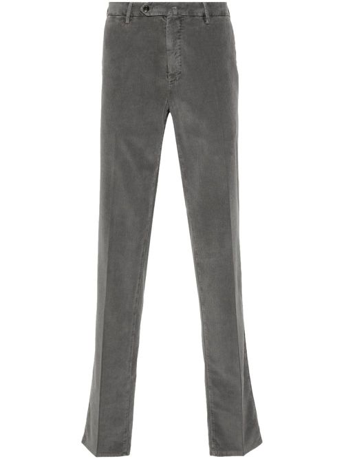 Pressed-crease trousers - Grey