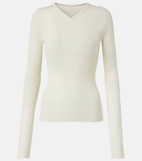 Tania ribbed-knit wool-blend top