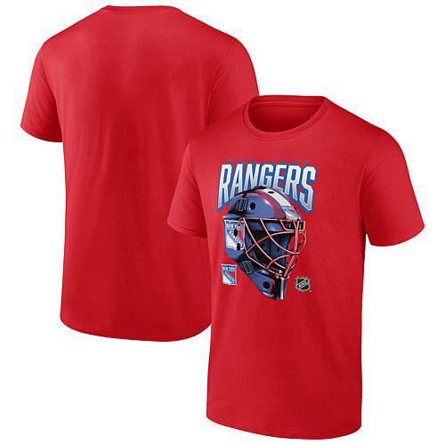 Men's Fanatics Red New York Rangers Penalty Box T-Shirt - Size Small
