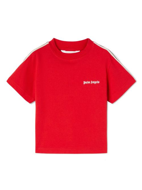 Logo-print cotton T-shirt - Red