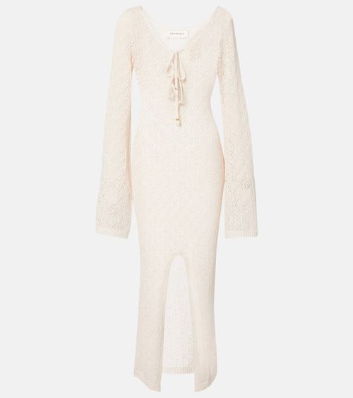 Joan open-knit beach cover-up