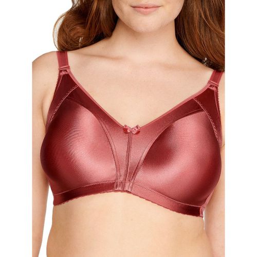 Naturana Womens Full Cup Minimiser Bra - Rose Gold Polyamide - Size 46D