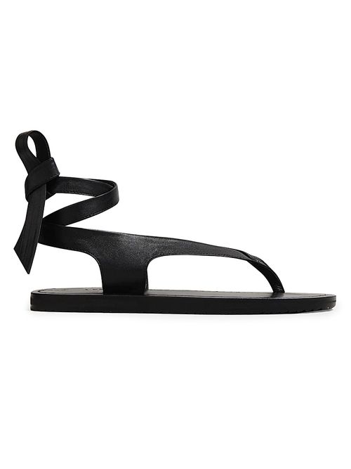 Women's Elmer Ankle Tie Sandals - Black