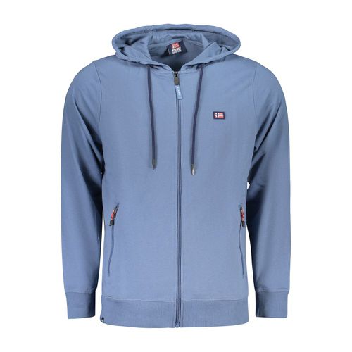 Norway 1963 \"Blu Cotton Mens Sweatshirt with Men's Hood