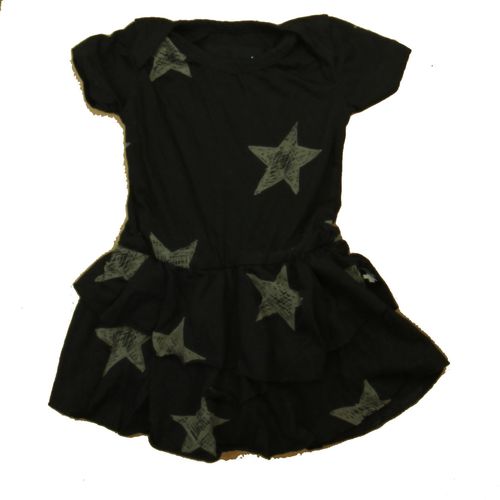 Girls Black Stars Dress
