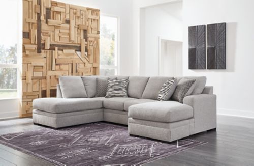 Bresslyn Place Performance Fabric 2-Piece Sectional with Chaise, Pewter