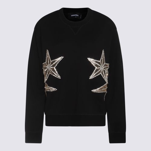 Black Cotton Sweatshirt
