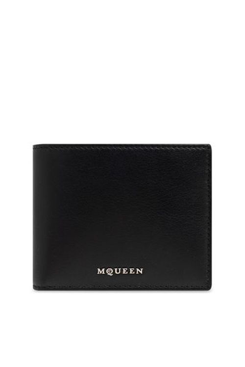 Alexander McQueen Logo Plaque Bi-Fold Portemonnee