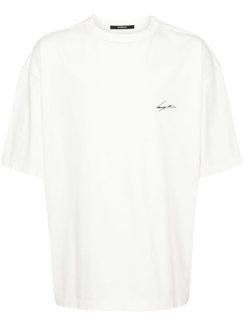 Prometheus embroidered t-shirt - White