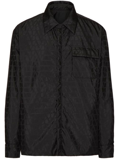 Toile Iconographe reversible shirt jacket - Black