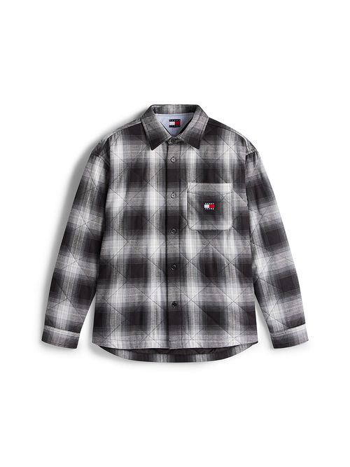 Tommy Jeans Giacca di mezza stagione nero / bianco