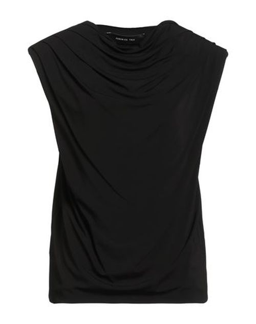 Woman Top Black Size 2 Viscose, Elastane