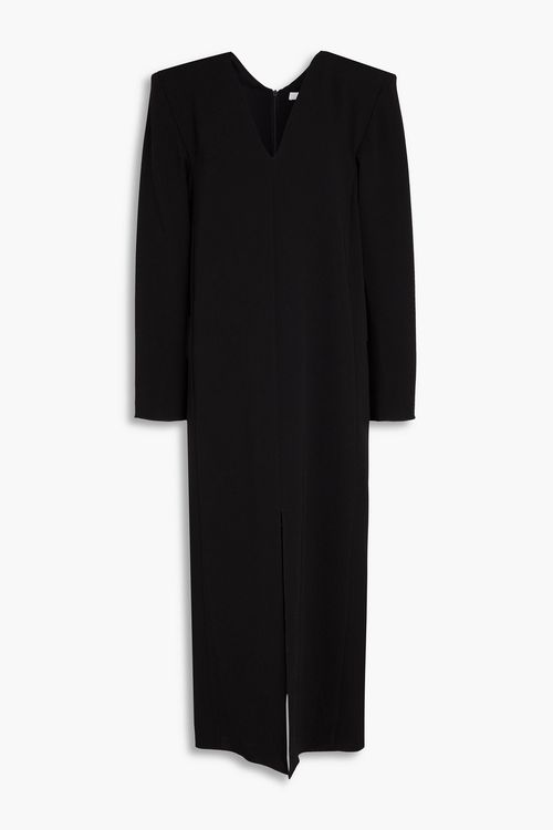 Crepe midi dress