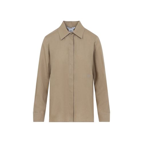 Mini Linen M Logo Shirt