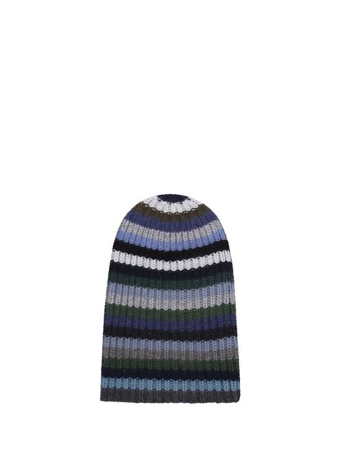Ribbed Knit Cashmere Beanie