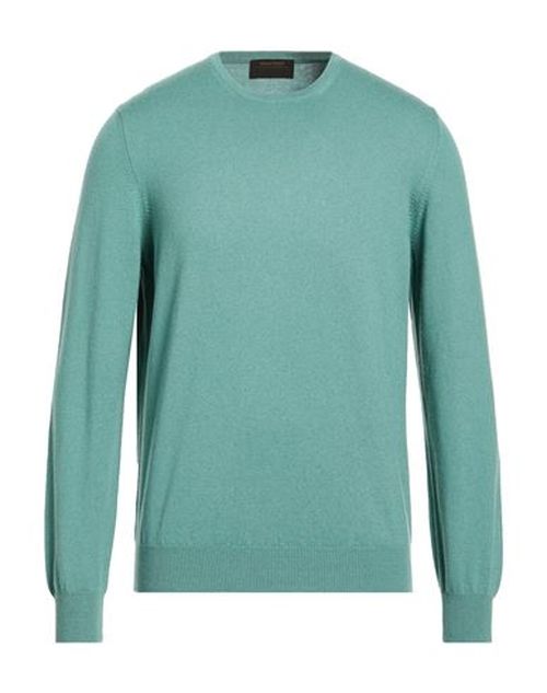 Man Sweater Light green Size 42 Cashmere