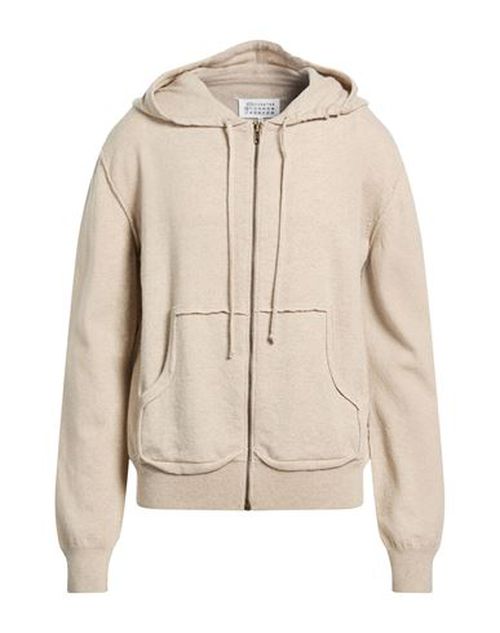Man Cardigan Sand Size S Wool, Cashmere