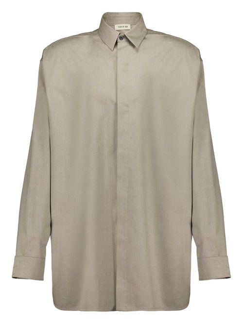 Oxford vented shirt - Neutrals