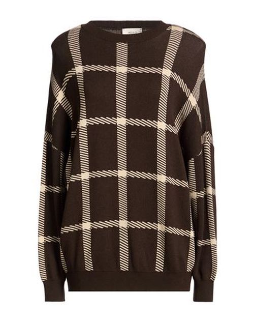 Woman Sweater Dark brown Size ONESIZE Viscose, Acrylic, Elastane