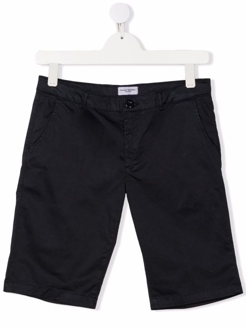 TEEN cotton chino shorts - Blue