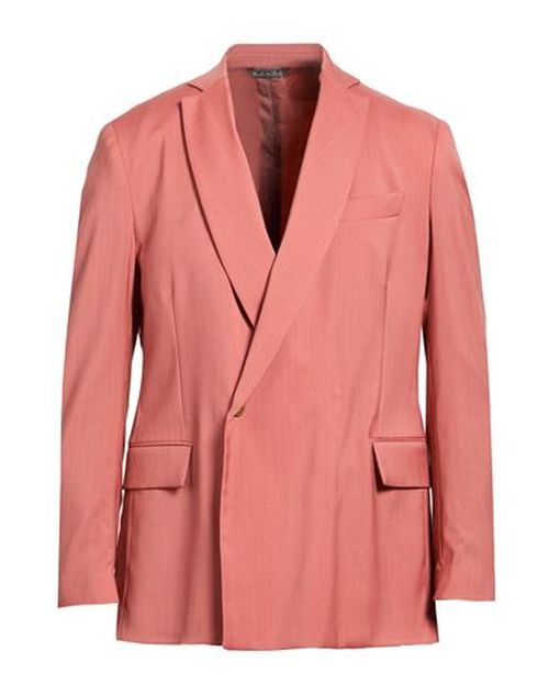 Man Blazer Salmon pink Size 42 Virgin Wool
