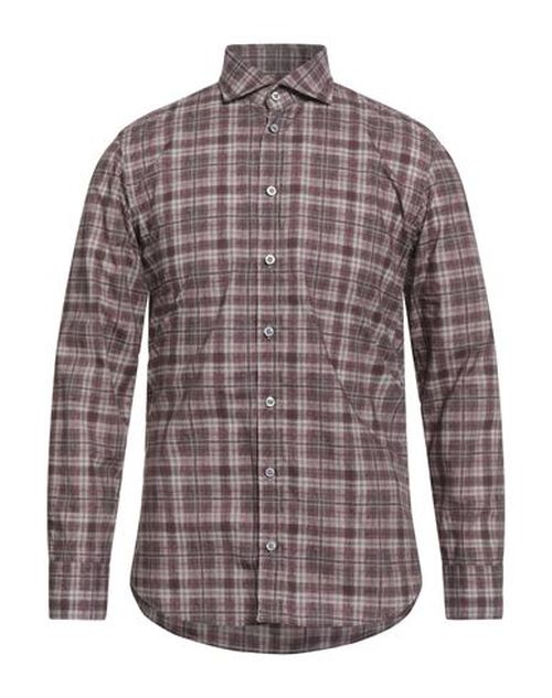Man Shirt Burgundy Size 15 ½ Cotton