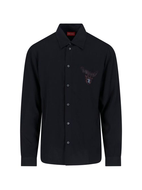 100% Viscose Button-Up Shirt for Men
