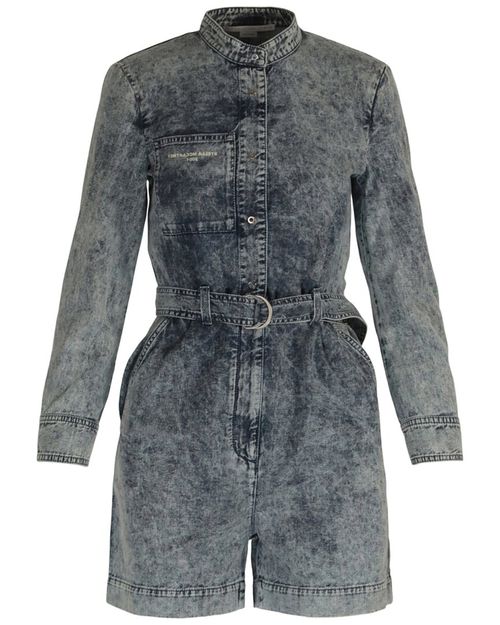 All-In-One Denim Jumpsuit
