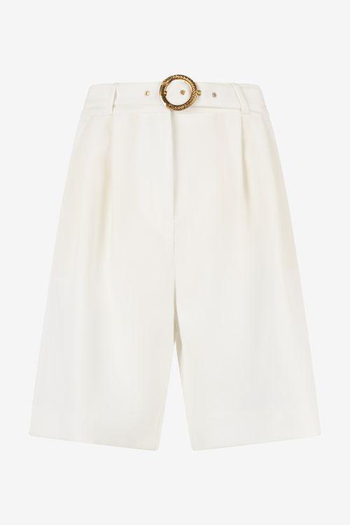 Tailored Shorts With Belt