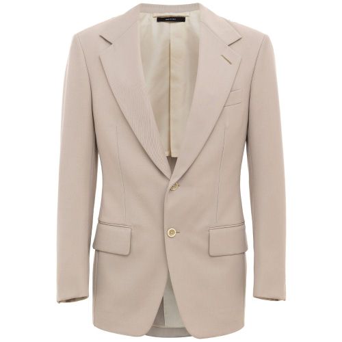 Wool Blazer — Beige