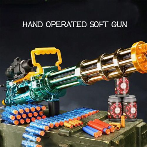 Explosive Big Pineapple Toy Soft Ammo Gun, Manual Operation Mode, Shooting Range 50 Feet, Nylon Material Soft Ammo Gun, Suitable For Outdoor Games And